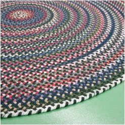 Chestnut Knoll Amber Red 7 ft. x 9 ft. Braided Oval Area Rug by Colonial Mills -Heritage Mill Sales Store amber red colonial mills area rugs ck77r084x108 31 1000