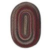 Chestnut Knoll Amber Red 8 ft. x 11 ft. Braided Oval Area Rug by Colonial Mills -Heritage Mill Sales Store amber red colonial mills area rugs ck77r096x132 64 1000