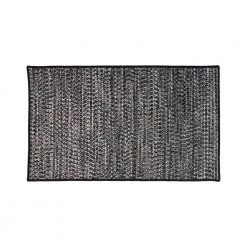 Crestwood Tweed Ash Black 30 in. x 48 in. Polypropylene Door Mat by Colonial Mills