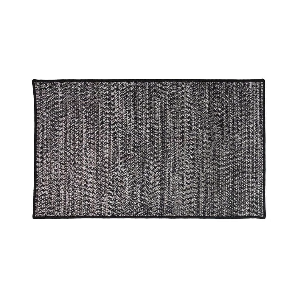 Crestwood Tweed Ash Black 35 in. x 54 in. Polypropylene Door Mat by Colonial Mills 3 Crestwood Tweed Ash Black 35 in. x 54 in. Polypropylene Door Mat by Colonial Mills