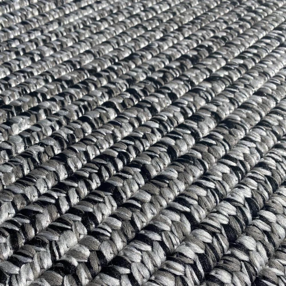 Crestwood Tweed Ash Black 40 in. x 60 in. Polypropylene Door Mat by Colonial Mills 4 Crestwood Tweed Ash Black 40 in. x 60 in. Polypropylene Door Mat by Colonial Mills - Image 2