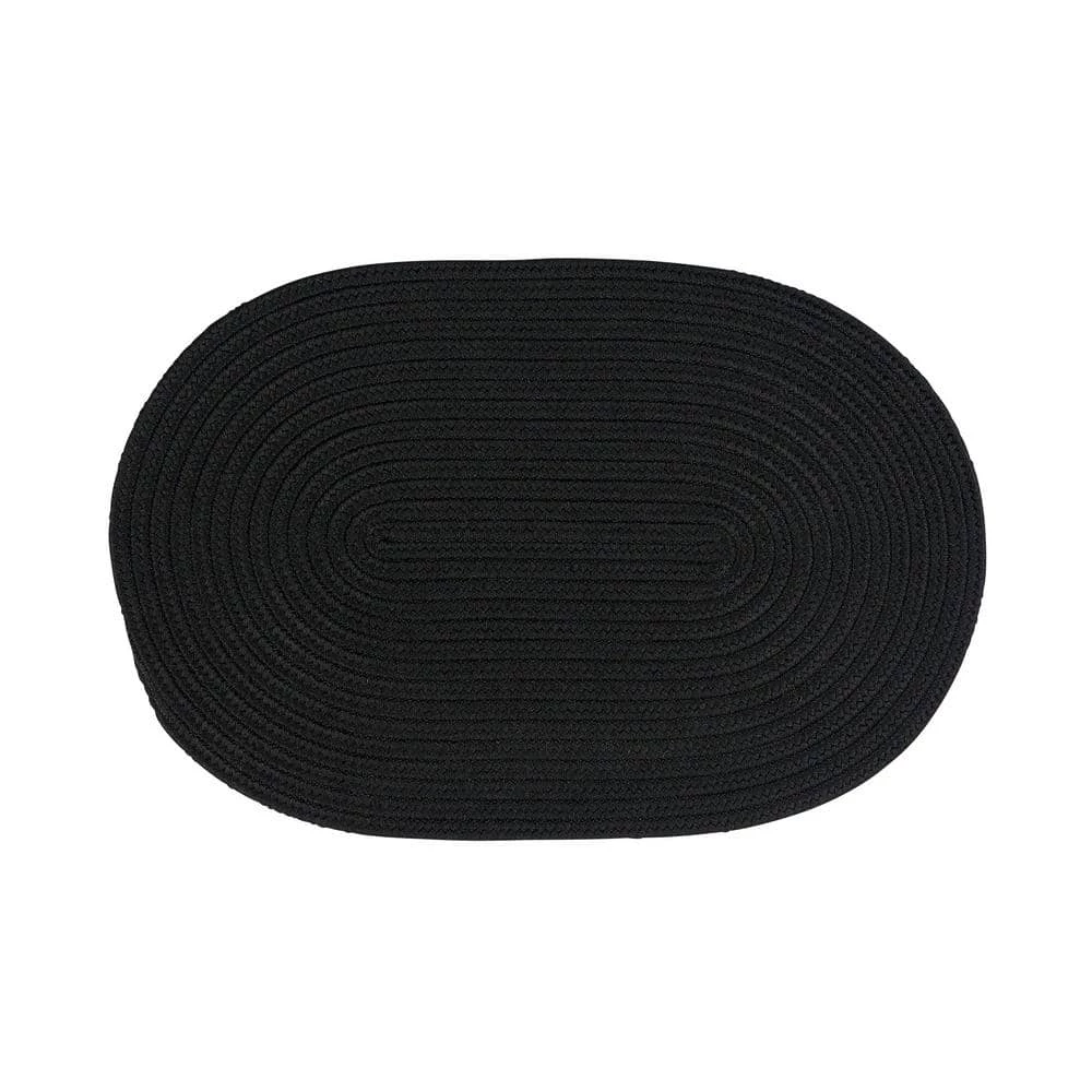 Boca Black 18 in. x 30 in. Polypropylene Door Mat by Colonial Mills 3 Boca Black 18 in. x 30 in. Polypropylene Door Mat by Colonial Mills