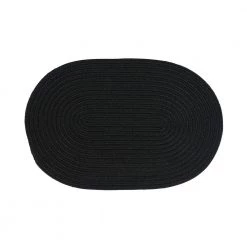 Boca Black 35 in. x 54 in. Polypropylene Door Mat by Colonial Mills