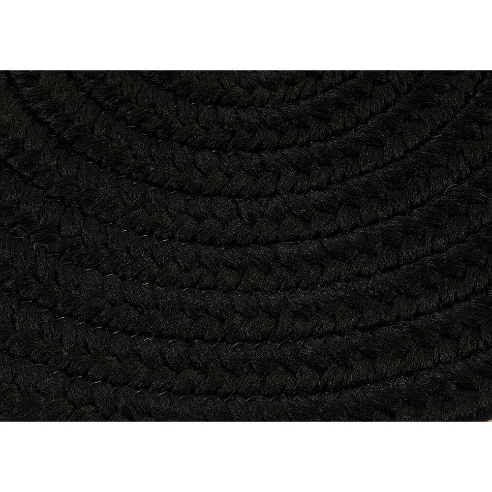 Boca Black 40 in. x 60 in. Polypropylene Door Mat by Colonial Mills 5 Boca Black 40 in. x 60 in. Polypropylene Door Mat by Colonial Mills - Image 3