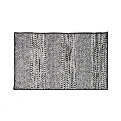 Havana Textured Black Lace 30 in. x 48 in. Polypropylene Door Mat by Colonial Mills