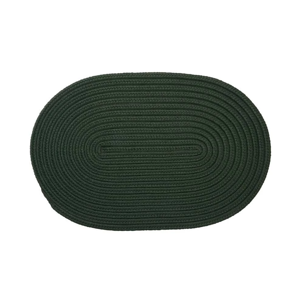 Boca Dark Green 18 in. x 30 in. Polypropylene Door Mat by Colonial Mills 3 Boca Dark Green 18 in. x 30 in. Polypropylene Door Mat by Colonial Mills