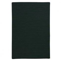 Simply Home Dark Green 2 ft. x 3 ft. Solid Indoor/Outdoor Area Rug by Colonial Mills