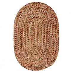 Moonshine Fireball 5 ft. x 7 ft. Tweed Indoor/Outdoor Oval Area Rug by Colonial Mills