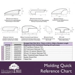 Scraped Oak Flint 3/8 in. Thick x 4-3/4 in. Wide x Random Length Engineered Click Hardwood Flooring (33 sq. ft. / case) by Heritage Mill -Heritage Mill Sales Store flint heritage mill engineered hardwood pf9766 fa 1000