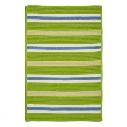 Painter Garden Bright 4 ft. x 6 ft. Striped Indoor/Outdoor Area Rug by Colonial Mills