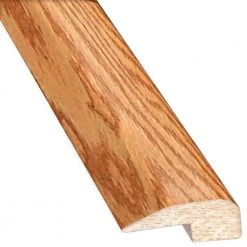 Oak Golden 0.88 in. Thick x 2 in. Wide x 78 in. Length Hardwood Carpet Reducer/Baby T-Molding by Heritage Mill