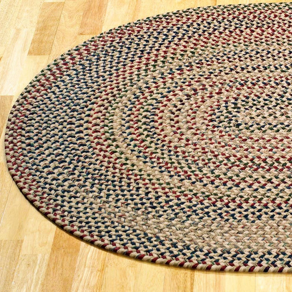 Millwork Grey 7 ft. x 9 ft. Tweed Indoor Oval Area Rug by Colonial Mills 5 Millwork Grey 7 ft. x 9 ft. Tweed Indoor Oval Area Rug by Colonial Mills - Image 4