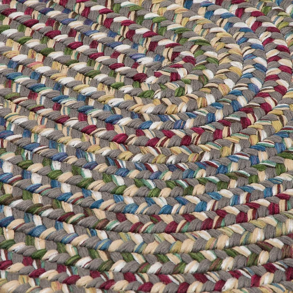 Millwork Grey 7 ft. x 9 ft. Tweed Indoor Oval Area Rug by Colonial Mills 3 Millwork Grey 7 ft. x 9 ft. Tweed Indoor Oval Area Rug by Colonial Mills - Image 2