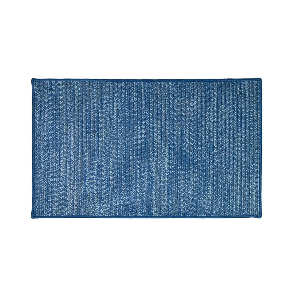 Crestwood Tweed Highland Blue 35 in. x 54 in. Polypropylene Door Mat by Colonial Mills 3 Crestwood Tweed Highland Blue 35 in. x 54 in. Polypropylene Door Mat by Colonial Mills
