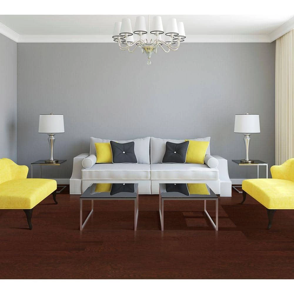 Oak Merlot 1/2 in. Thick x 5 in. Wide x Random Length Engineered Hardwood Flooring (31 sq. ft. / case) by Heritage Mill 4 Oak Merlot 1/2 in. Thick x 5 in. Wide x Random Length Engineered Hardwood Flooring (31 sq. ft. / case) by Heritage Mill - Image 2