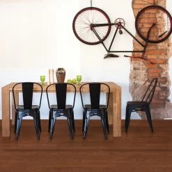 Vintage Hickory Mocha 3/8 in. Thick x 4-3/4 in. Wide x Random Length Engineered Click Hardwood Flooring (33 sq.ft./case) by Heritage Mill -Heritage Mill Sales Store mocha heritage mill engineered hardwood pf9722 44 1000