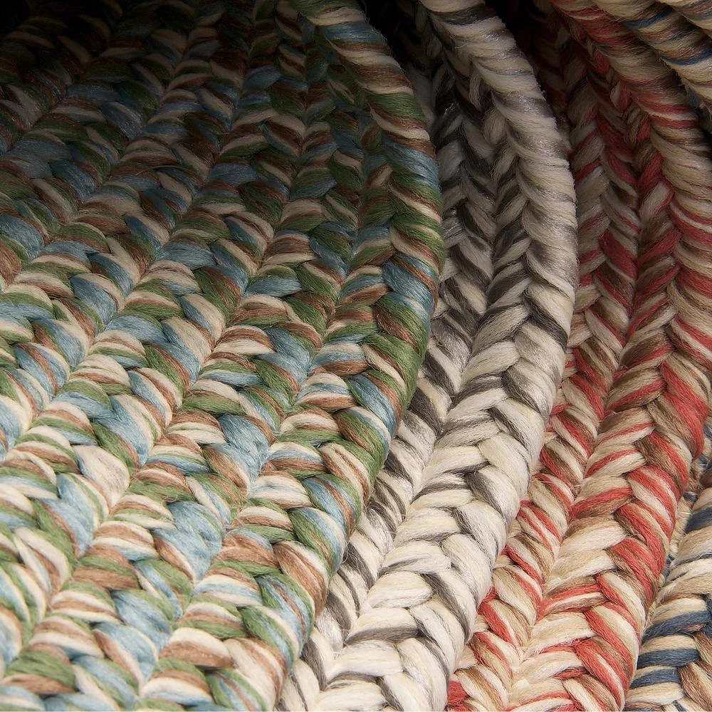 Old Farm Moss 6 ft. x 9 ft. Tweed Indoor/Outdoor Oval Area Rug by Colonial Mills 6 Old Farm Moss 6 ft. x 9 ft. Tweed Indoor/Outdoor Oval Area Rug by Colonial Mills - Image 4