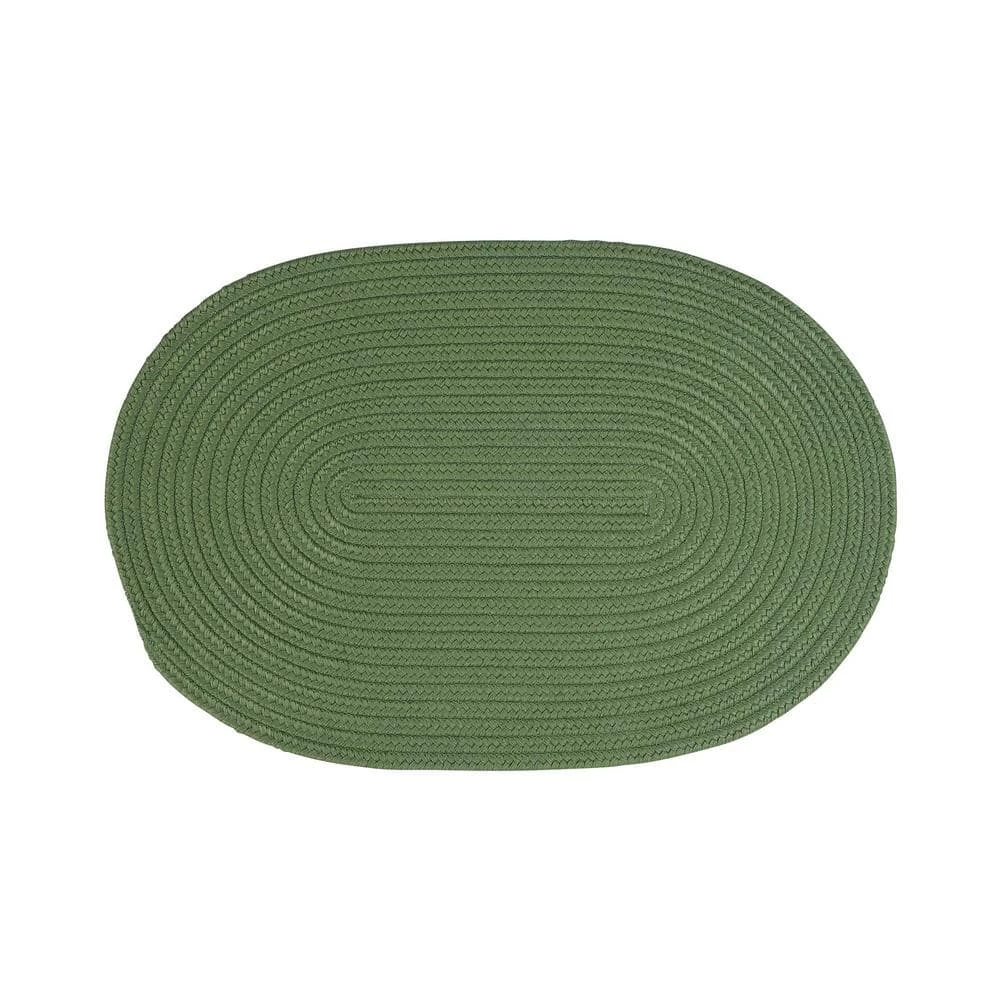 Boca Moss Green 45 in. x 70 in. Polypropylene Door Mat by Colonial Mills 3 Boca Moss Green 45 in. x 70 in. Polypropylene Door Mat by Colonial Mills