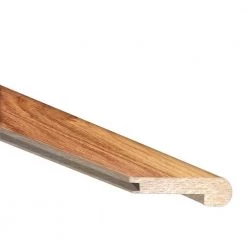 Red Oak Natural 0.81 in. Thick x 2-3/4 in. Wide x 78 in. Length Hardwood Flush Mount Stair Nose Molding by Heritage Mill