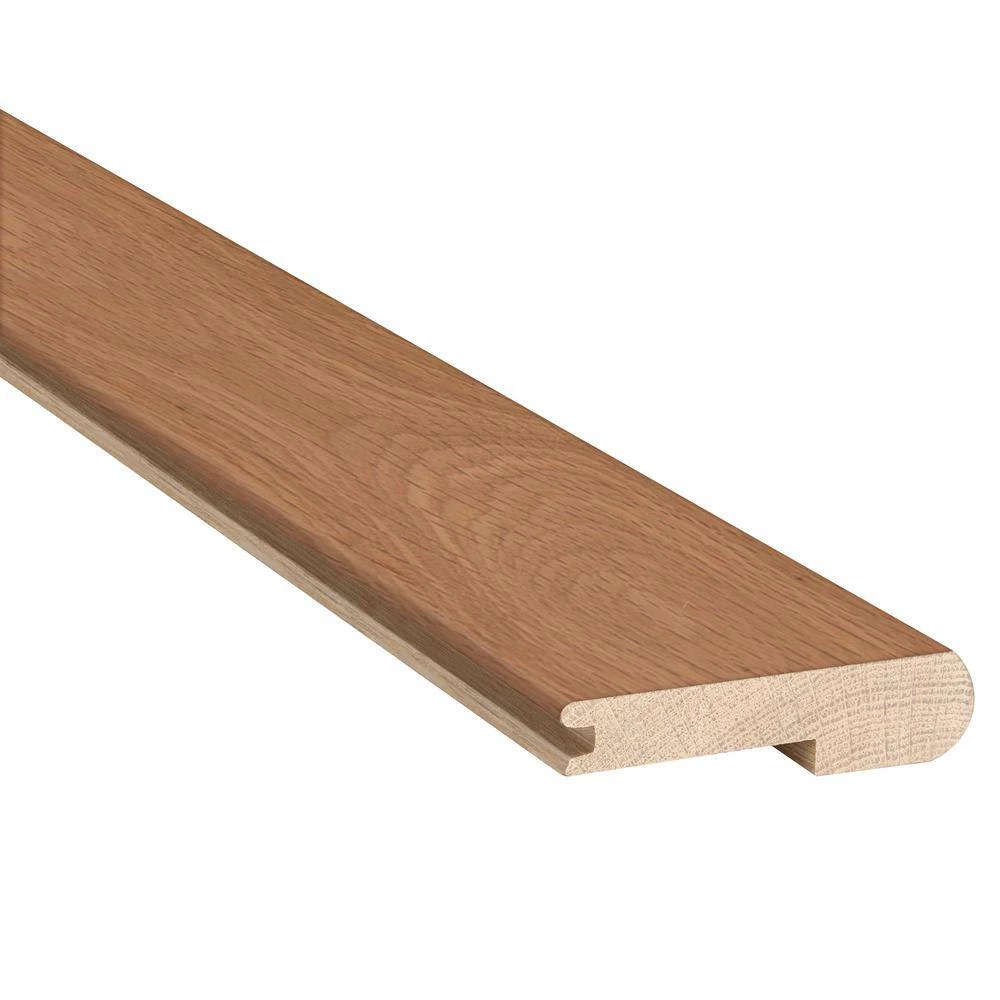 Sunset Point Natural White Oak 81/100 in. T x 2-3/4 in. W x 78 in. L Flushmount Stairnose Molding by Heritage Mill 4 Sunset Point Natural White Oak 81/100 in. T x 2-3/4 in. W x 78 in. L Flushmount Stairnose Molding by Heritage Mill - Image 2