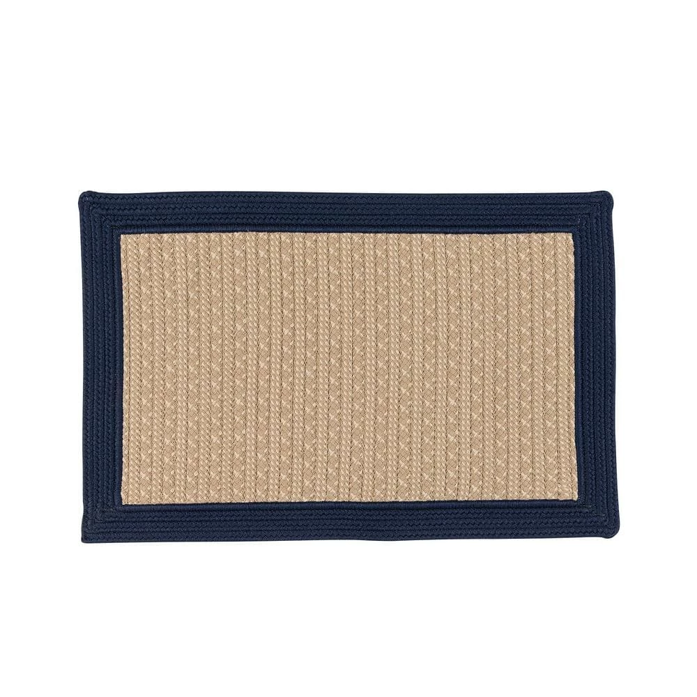 Bayswater Navy 35 in. x 54 in. Polypropylene Door Mat by Colonial Mills 3 Bayswater Navy 35 in. x 54 in. Polypropylene Door Mat by Colonial Mills