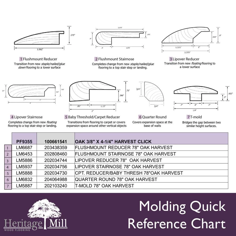 Oak Harvest 3/8 in. Thick x 4-1/4 in. Wide x Random Length Engineered Click Hardwood Flooring (20 sq. ft. / case) by Heritage Mill 4 Oak Harvest 3/8 in. Thick x 4-1/4 in. Wide x Random Length Engineered Click Hardwood Flooring (20 sq. ft. / case) by Heritage Mill - Image 3
