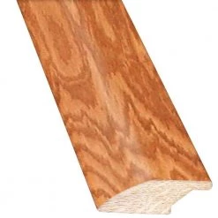 Oak Golden 3/4 in. Thick x 2-1/4 in. Wide x 78 in. Length Hardwood Lipover Reducer Molding by Heritage Mill