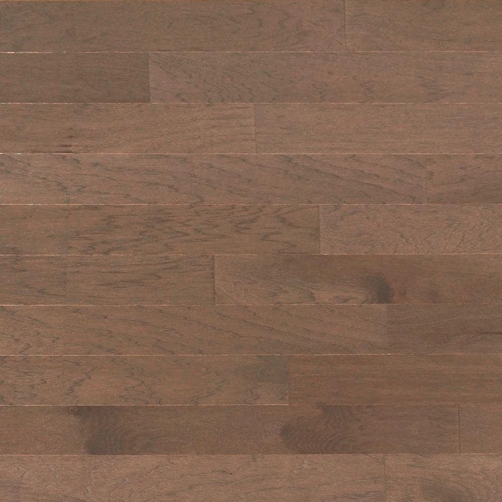 Brushed Vintage Hickory Stone 1/2 in. Thick x 5 in. Wide x Random Length Engineered Hardwood Flooring (31 sq. ft. /case) by Heritage Mill 3 Brushed Vintage Hickory Stone 1/2 in. Thick x 5 in. Wide x Random Length Engineered Hardwood Flooring (31 sq. ft. /case) by Heritage Mill