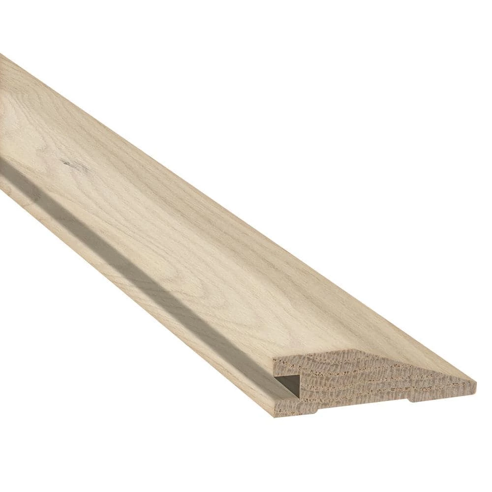 Traildust Tan Color White Oak 1/2 in. T x 2 in. W x 78 in. L Flushmount Reducer Molding by Heritage Mill 4 Traildust Tan Color White Oak 1/2 in. T x 2 in. W x 78 in. L Flushmount Reducer Molding by Heritage Mill - Image 2