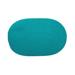 Boca Turquoise 35 in. x 54 in. Polypropylene Door Mat by Colonial Mills