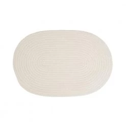 Boca White 40 in. x 60 in. Polypropylene Door Mat by Colonial Mills